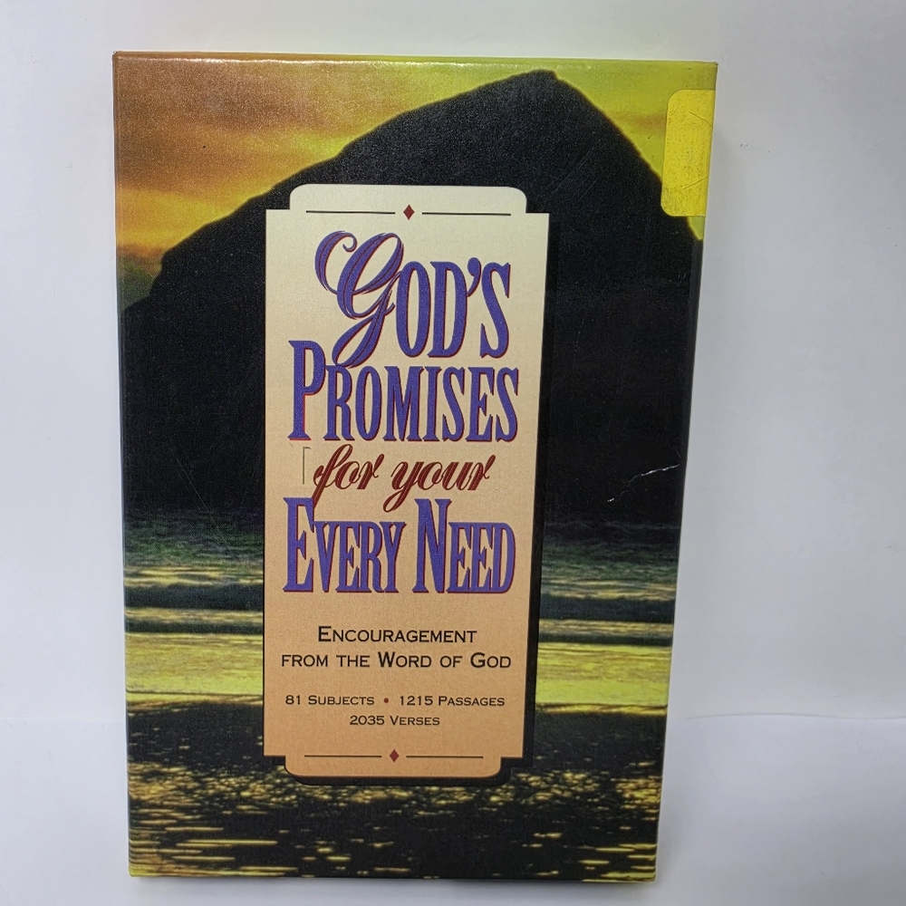 God's Promises For your Every Need Book